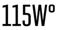 115 Degrees W logo