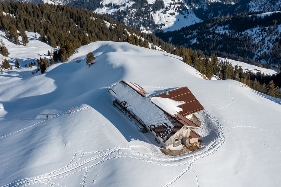 Snowy Alpine Hideaway