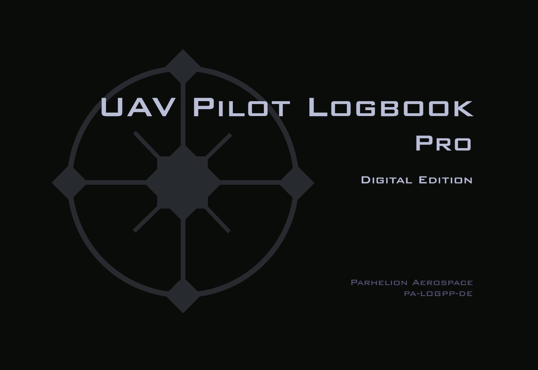 UAV Pilot Logbook Pro Digital Edition cover